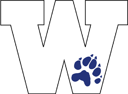 Cedarburg School District White Logo